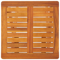 Lettino Prendisole 2 pz con Tavolo e Cuscini Massello d'Acacia 3077359