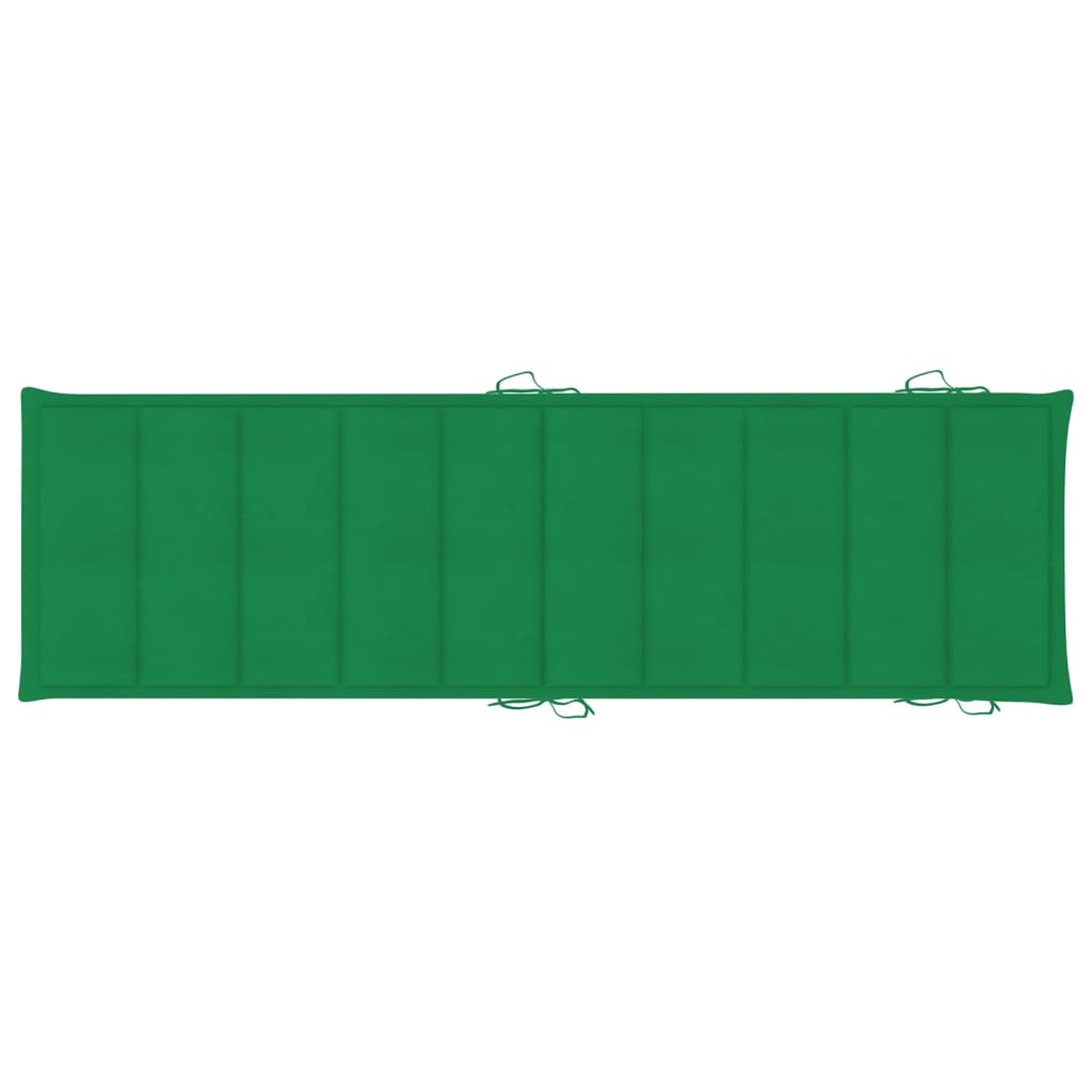 Set di 2 sdraio sedia a sdraio prendisole lettino da giardino terrazza mobile da esterno con cuscini legno massello di acacia 02_0012065