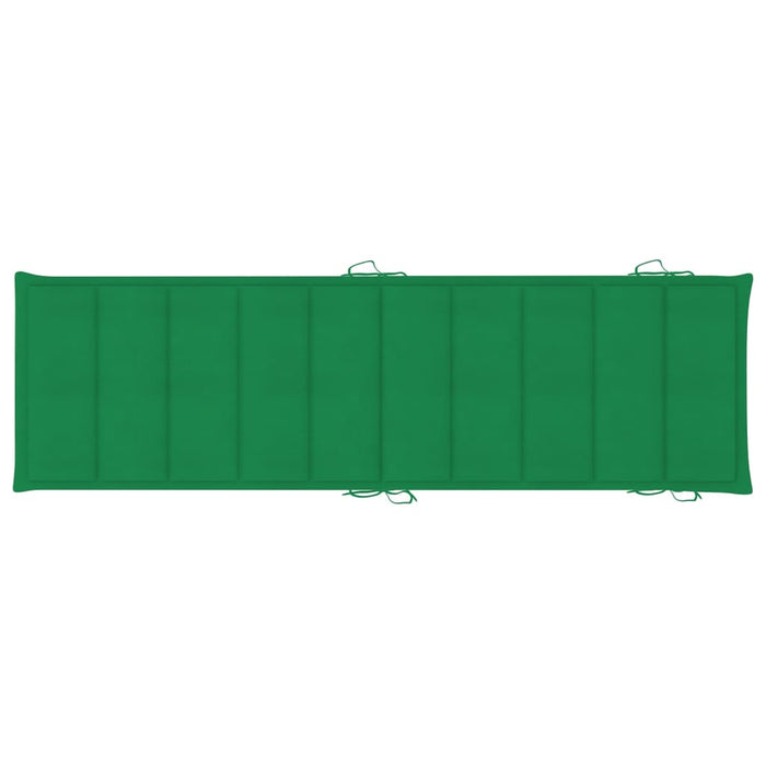 Set di 2 sdraio sedia a sdraio prendisole lettino da giardino terrazza mobile da esterno con cuscini legno massello di acacia 02_0012065