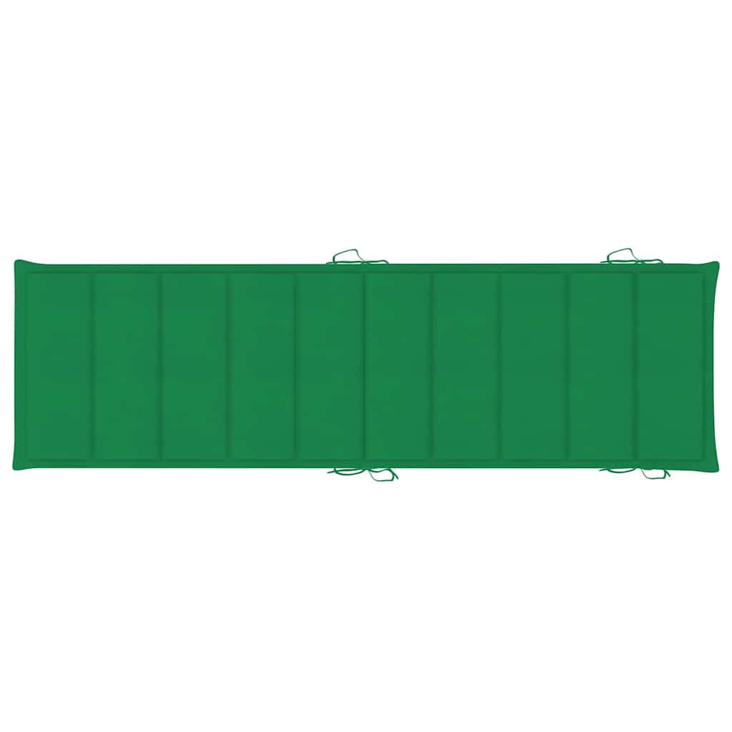 Sdraio 2 pz con Cuscini in Legno Massello di Acacia cod mxl 7717