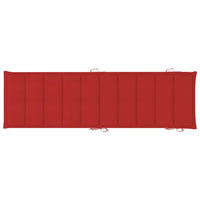 Lettini Prendisole 2 pz con Cuscini in Legno Massello d'Acacia 3077367