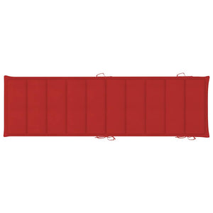 Lettini Prendisole 2 pz con Cuscini in Legno Massello d'Acacia 3077367