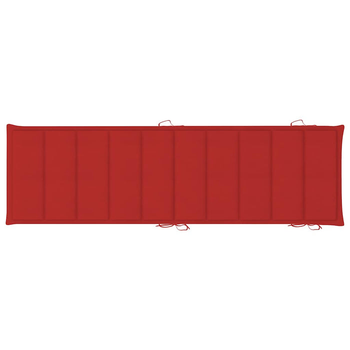 Sdraio 2 pz con Tavolo e Cuscini in Legno Massello di Acacia cod mxl 68143