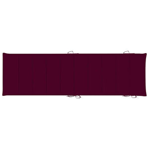 Lettini Prendisole 2 pz con Tavolo e Cuscini in Legno d'Acacia 3077385