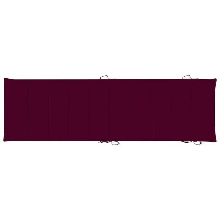 Lettini Prendisole 2 pz con Tavolo e Cuscini in Legno d'Acacia 3077385