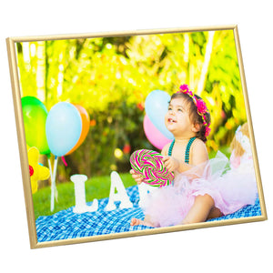 Cornici Foto Collage 3 pz da Tavolo Oro 21x29,7cm in MDF 332130