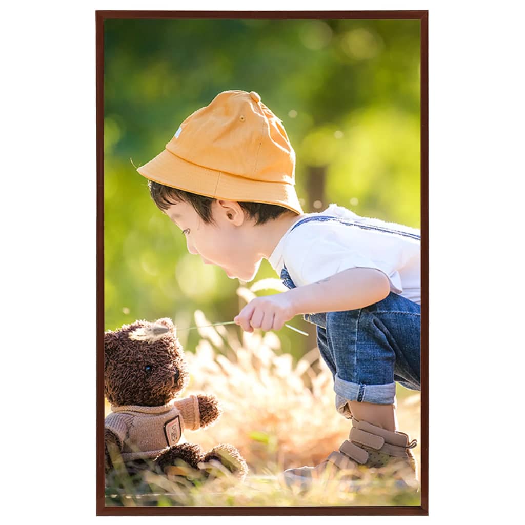 Cornici Foto Collage 5 pz a Muro o Tavolo Bronzo 59,4x84 cm MDF 332235