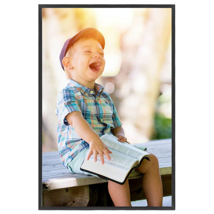 Cornici Foto Collage 3 pz per Tavolo Nere 21x29,7cm in MDF 332298