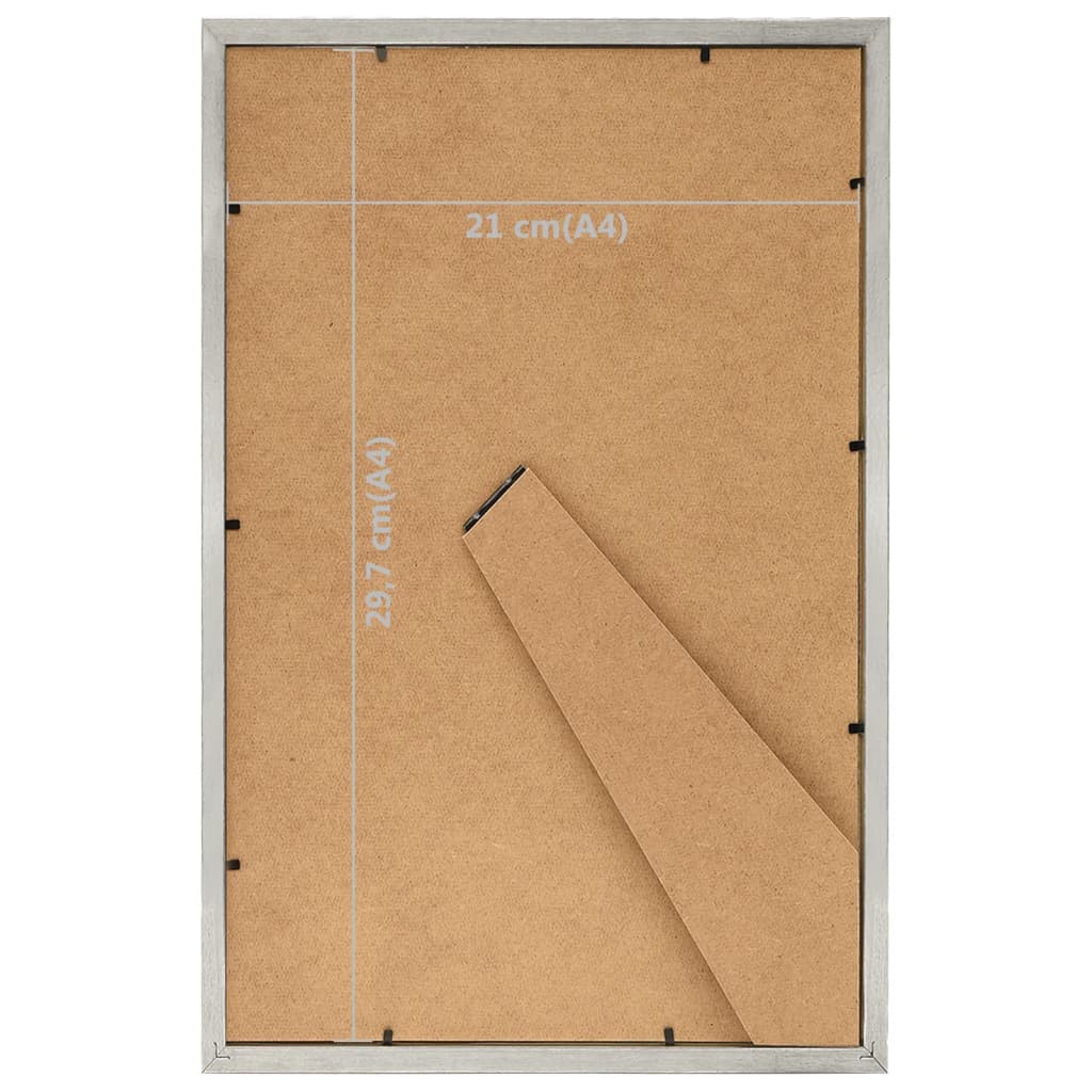 Cornici Foto Collage 3 pz per Muro o Tavolo Argento 21x29,7 cm cod mxl 63906