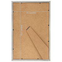 Cornici Foto Collage 3 pz per Muro o Tavolo Argento 21x29,7 cm cod mxl 63906