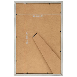 Cornici Foto Collage 3 pz per Muro o Tavolo Argento 21x29,7 cm cod mxl 63906