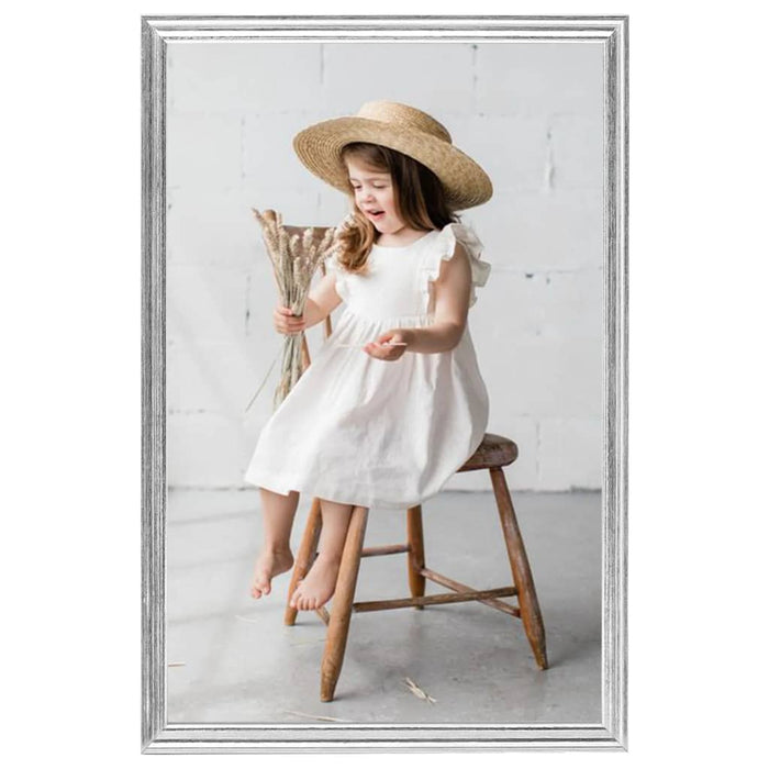 Cornici Foto Collage 5 pz per Muro o Tavolo Argento 59,4x84 cm 332487