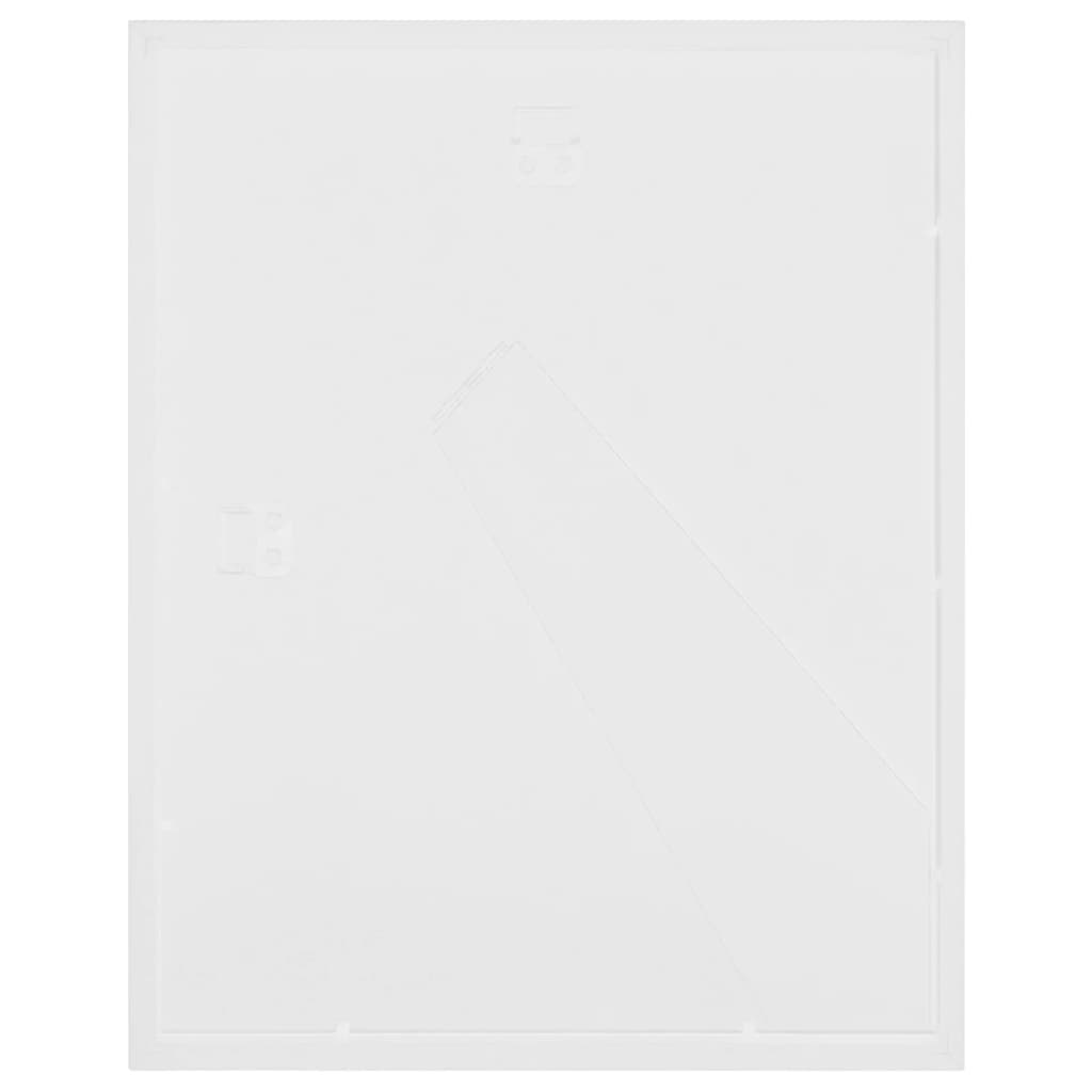 vidaXL Set Cornici Fotografiche 3D 3pz Bianco 28x35cm Foto 4x(10x15)cm