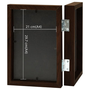 Cornici Portafoto a Libro Marrone Scuro 2x(21x29,7 cm) 332761