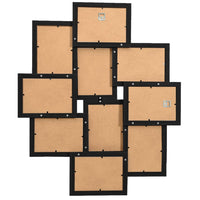 Cornice per Foto Collage per 10x(10x15 cm) Foto Nera in MDFcod mxl 93681