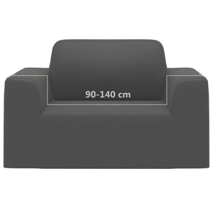 Fodera Elasticizzata per Divano Jersey di Poliestere Antracite 332936