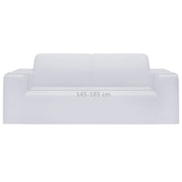 Fodera Elasticizzata Divano 2 Posti in Jersey Poliestere Bianco cod mxl 53475