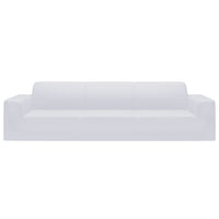 Fodera Elasticizzata Divano 4 Posti in Jersey Poliestere Bianco 332951