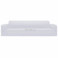 Fodera Elasticizzata Divano 4 Posti in Jersey Poliestere Bianco 332951