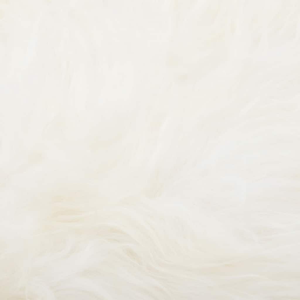 Fodera per Sedia in Pelle di Pecora Islandese Crema 70x110 cm 335853