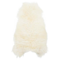 Fodera per Sedia in Pelle di Pecora Islandese Crema 70x110 cm 335853