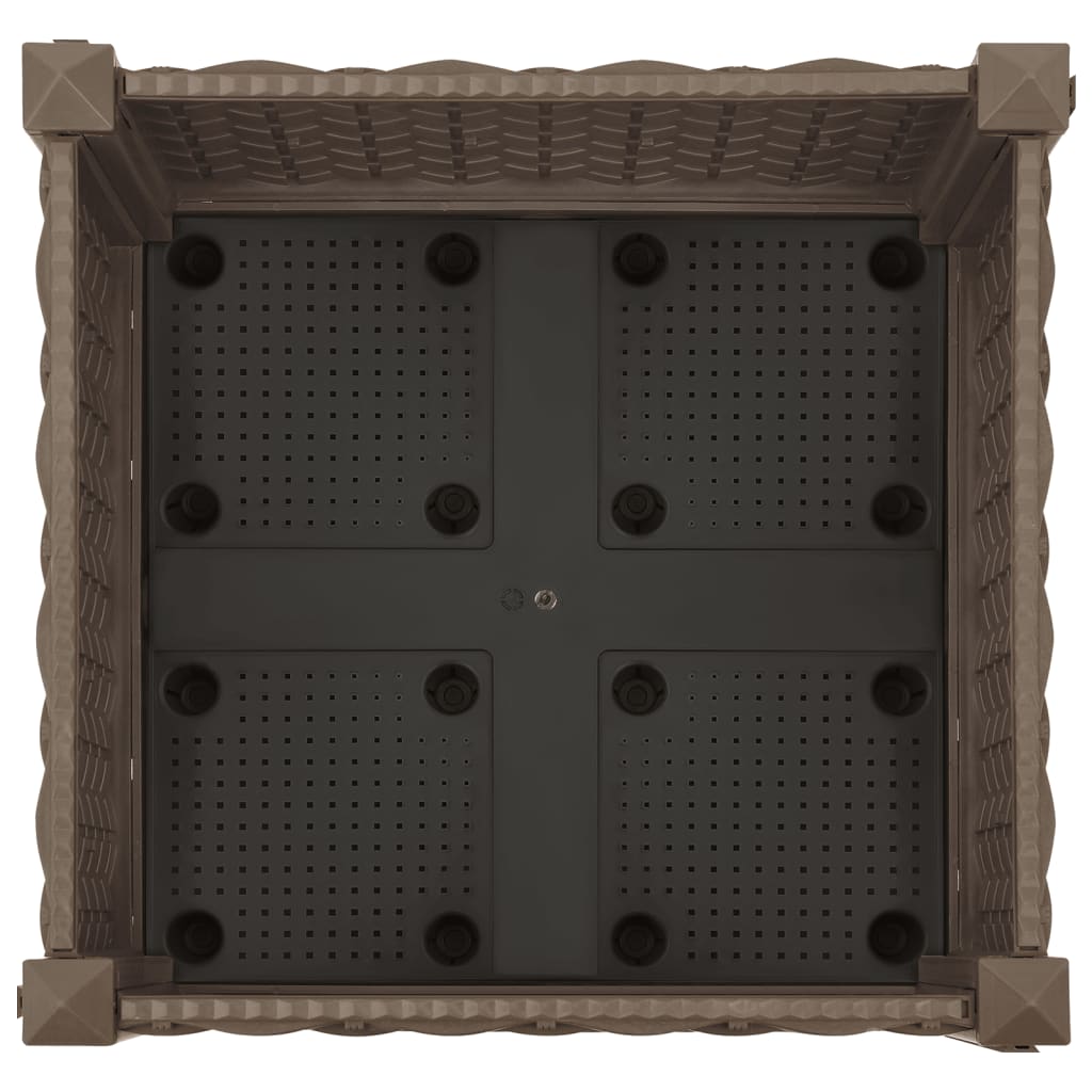 Fioriera Rialzata 40x40x23 cm in Polipropilene 316511