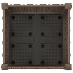 Fioriera Rialzata 40x40x23 cm in Polipropilene 316511