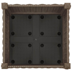 Fioriera Rialzata 40x40x23 cm in Polipropilene cod mxl 52518