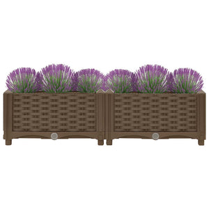 Fioriera Rialzata 80x40x23 cm in Polipropilene