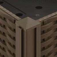 Fioriera Rialzata 120x40x23 cm in Polipropilene 316513