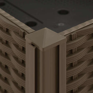 Fioriera Rialzata 120x40x23 cm in Polipropilene