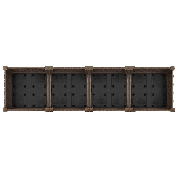 Fioriera Rialzata 160x40x23 cm in Polipropilene