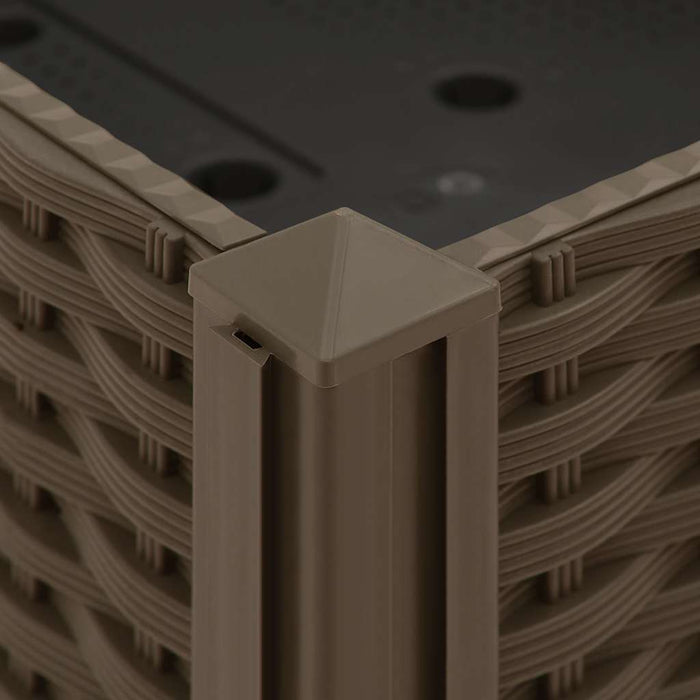 Fioriera Rialzata 160x40x23 cm in Polipropilene