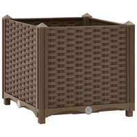 Fioriera Rialzata-Vaso da Esterno-Fioriera Elevata 40x40x38 cm in Polipropilene 331946