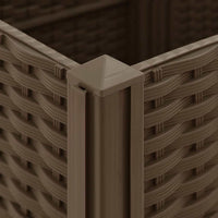 Fioriera Rialzata-Vaso da Esterno-Fioriera Elevata 40x40x38 cm in Polipropilene 331946