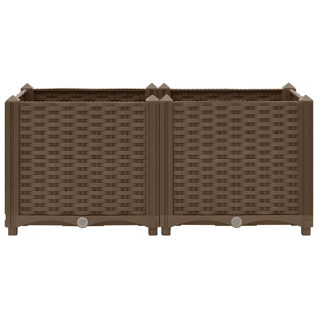 Fioriera Rialzata 80x40x38 cm in Polipropilene