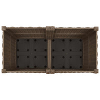 Fioriera Rialzata 80x40x38 cm in Polipropilene 316516