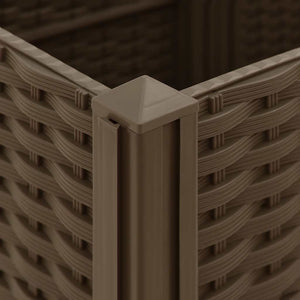 Fioriera Rialzata 80x40x38 cm in Polipropilene