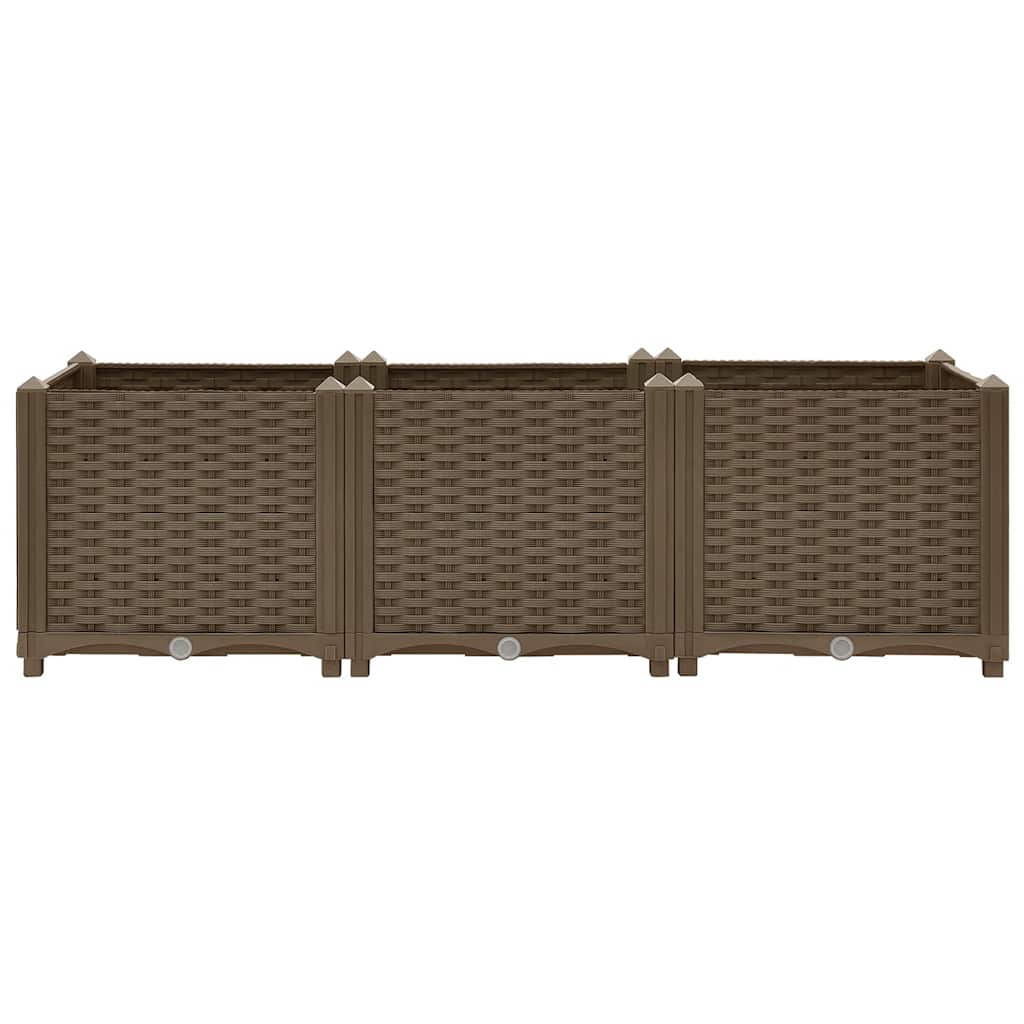 Fioriera Rialzata 120x40x38 cm in Polipropilene