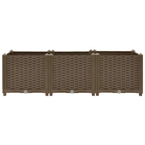 Fioriera Rialzata 120x40x38 cm in Polipropilene