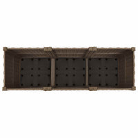 Fioriera Rialzata 120x40x38 cm in Polipropilene