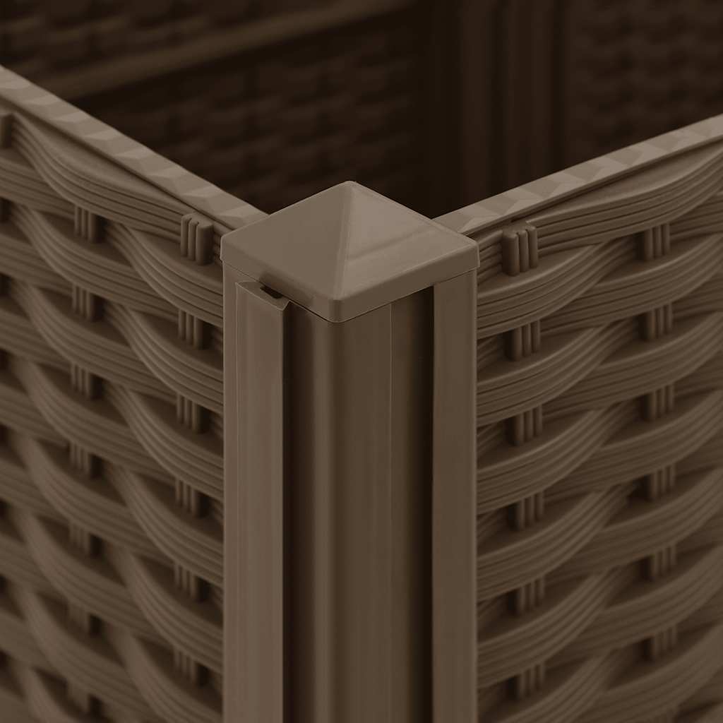 Fioriera Rialzata 120x40x38 cm in Polipropilene