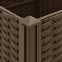 Fioriera Rialzata 120x40x38 cm in Polipropilene