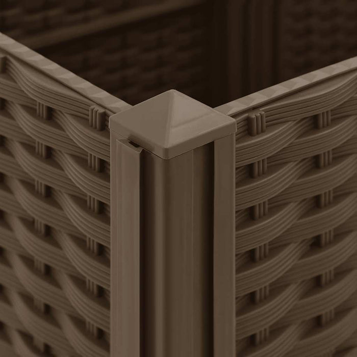 Fioriera Rialzata 120x40x38 cm in Polipropilene