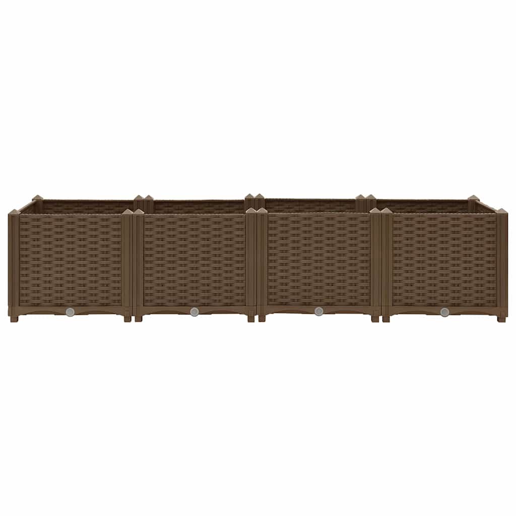 Fioriera Rialzata 160x40x38 cm in Polipropilene