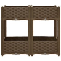 Fioriera Rialzata 80x40x71 cm in Polipropilene