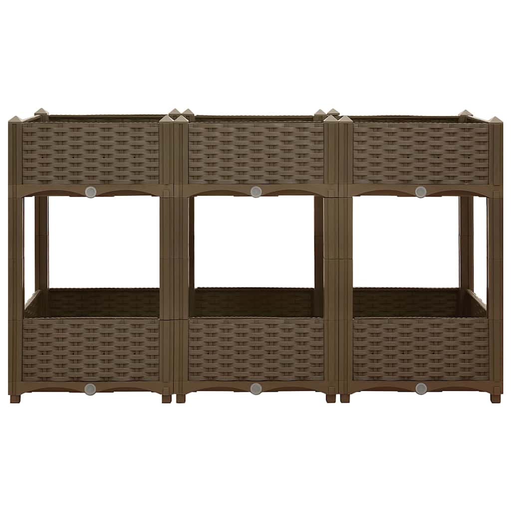 Fioriera Rialzata 120x40x71 cm in Polipropilene