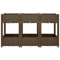 Fioriera Rialzata 120x40x71 cm in Polipropilene