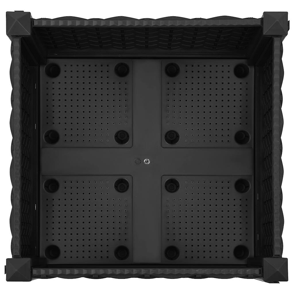 Fioriera Rialzata 40x40x23 cm in Polipropilene cod mxl 40698