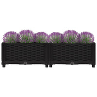 Fioriera Rialzata 80x40x23 cm in Polipropilene cod mxl 46211